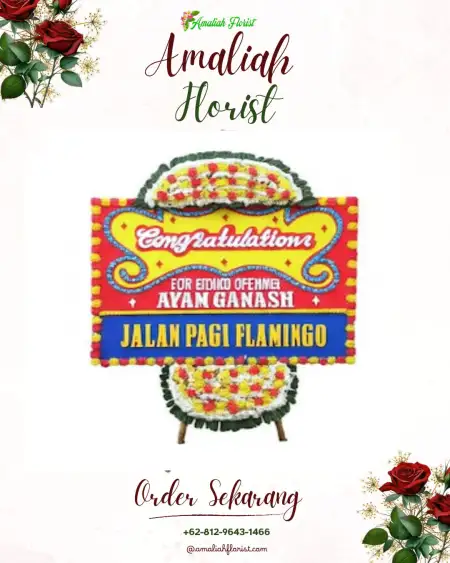 Sewa Papan Bunga Kawasan Perkantoran Kalimalang Bekasi